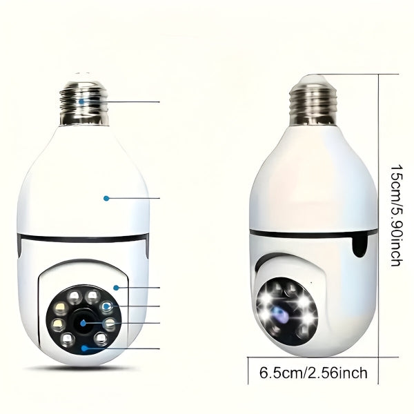 Cameră de Supraveghere Tip Bec