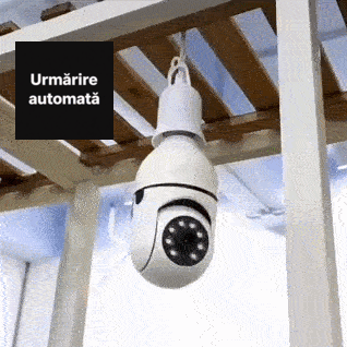 Cameră de Supraveghere Tip Bec